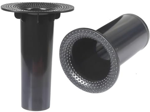 2 tubi per porta altoparlante, 4,3 x 8 cm, in ABS, per subwoofer, bassi riflessi