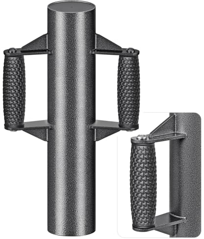 Insaga Fence Post Driver, 43 x 10cm T Post Driver Garden Fencing Rammer Pergola Post Pounder Tool Wooden Post Knocker 12lbs Farm Post Thumper for U Channel with Non-slip Ergonomic Handles