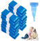 Lot de 12 recharges de litière pour chat - 4,5 m - Anneaux de recharge compatibles avec Litter Genie LitterLocker - Recharges pour seau à litière pour chat
