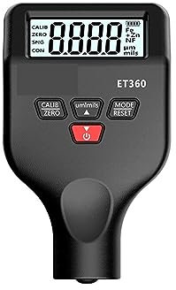 Spessimetro, ET360 Spessimetro magnetico for auto Mini tester Strumenti di misura 0-1500um Car Paint Making Automotive Tester, Misuratore di profondità della vernice(Noir)