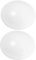 BESTYASH 2 Cubiertas De Luz Para Ventilador De Techo, Globos De Repuesto Para Ventilador De Techo, Pantallas Blancas Para Lámpara Colgante, Aplique De Pared, Lámpara De Araña, Lámpara De