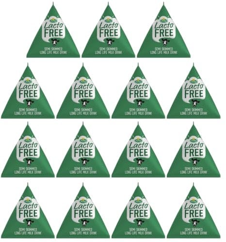 Lactose free UHT milk Portions - Arlas Long Life Semi skimmed Lactofree (15x20ml Portions)