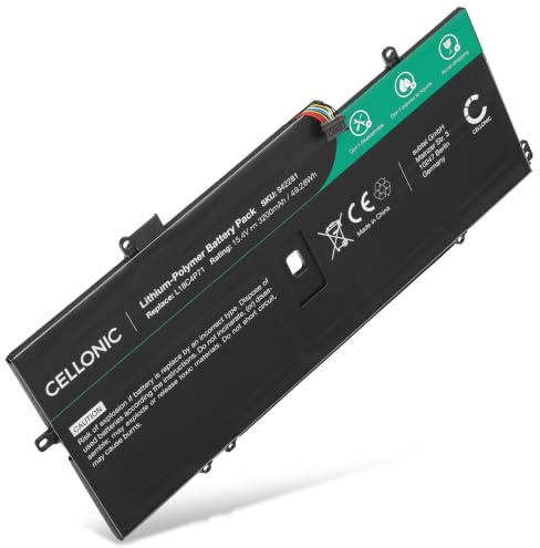 CELLONIC Akku kompatibel mit Lenovo ThinkPad X1 Carbon Gen 8, 7, L18L4P71 | 3200mAh, 15.4V, Lithium-Polymer für Lenovo Thinkpad X1 Yoga Gen 4, 5B10W13931, L18M4P72, L18C4P71, 02DL004, 5B10W13930