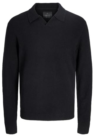 JACK & JONES Jprblamaverick Knit Split Neck Styd Aw25
