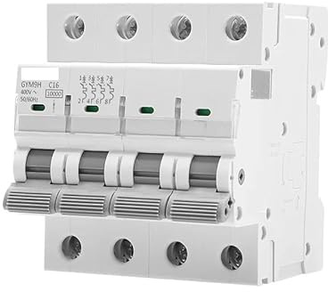 Disjoncteur 10KA MCB 4P courbe C 6A 10A 16A 20A 25A 32A 50A 63A 220V(32a)