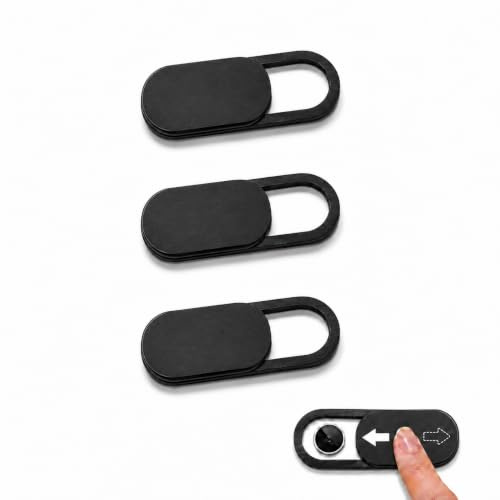 NEWZEROL 3-Pack Webcam Cover for MacBook Neo, Ultra-Thin Privacy Slider | Custom-fit adhesive camera protector, precise lens alignment, smooth slide, easy install, for calls, study and travel