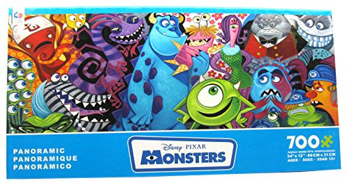 Puzzle – ceaco – Disney Panorama – Monster Inc 700pc New 2919–2