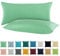 SHC by BaSaTex 2er Pack Jersey Kissenbezüge Kissenhüllen | Kopfkissenbezug aus 100% Baumwolle | 40x60 cm Nackenkissen Bezug | Farbe Jade Mint Grün