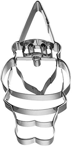 Birkmann 1010721510 Ausstechform Kabautermann, 9 cm, Kunststoff, Grau, 5 x 3 x 2 cm