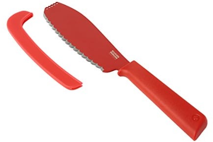 Kuhn Rikon 23059 Colori+ Couteau à Sandwich Rouge