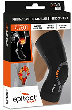 Epitact | Physiostrap Sport Knieorthese Entlastet, Schont Und Stabilisiert Das Kniegelenk Beim Sport (Tendinitis/Sehnenentzündung, Patellaspitzensyndrom...) | Französische Innovation (XL)