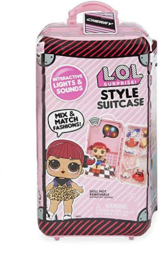 L.O.L Surprise! 560425 L.O.L Style Suitcase Cherry Interactive Surprise