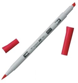 Tombow ABTP-815 Alkoholbasierter Marker ABT PRO zwei Spitzen cherry