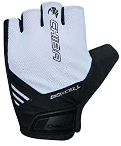 Chiba BioXCell Air Fahrrad Handschuhe kurz weiß/schwarz 2025: Größe: XXL (11)