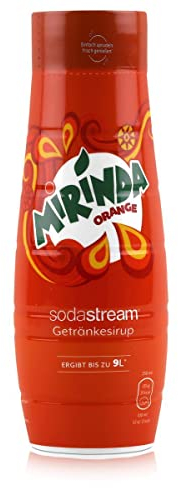 Sodastream Sirup Mirinda - 1x Flasche ergibt 9 Liter Fertiggetränk, Sekundenschnell zubereitet und immer frisch, 440 ml