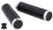 Gusti Lenkergriff Leder - Gary F. Fahrradgriff Ledergriff Griff Fahrrad Schwarz Silber Matt Metallring