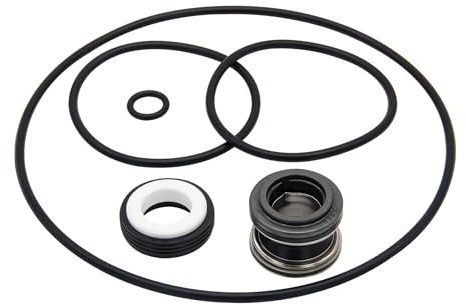 Koatukys PS-200 5/8 Shaft Seal and O-Ring Rebuild Kit for Aqua-Flo XP2 | XP2E Flo-Master Series Pool Pump Includes Volute/Union/Drain Plug O-ring Sufficient Flexibility Anti-Leakage