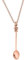 MYOSPARK Collana con ciondolo a forma di cucchiaino da fiuto con mini corona, per donne e ragazze, lega