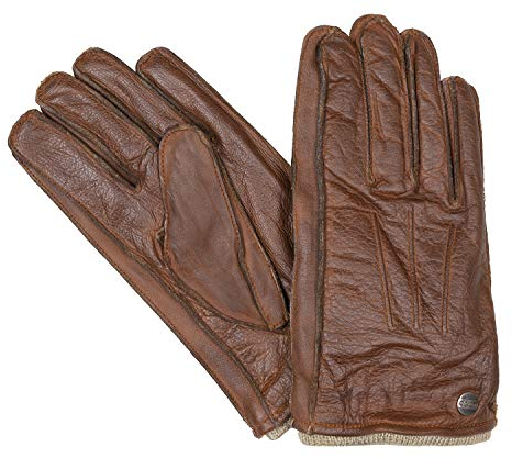 LLOYD Herrenhandschuhe Handschuhe Rindleder Vintage Cognac 8637, Farbe:Braun, Größe:XL