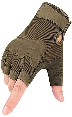 GRTE Halbe Finger Taktische Handschuhe Männer Frauen Anti-Rutsch Fingerlose Handschuhe Für Outdoor-Sport Radfahren Motorrad Wandern Klettern Camping Jagd Laufen