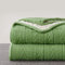 Longhui bedding Sage Green 127 x 160 cm Acrylic Cable Knit Sherpa Throw Blanket - Thick Soft Large Cozy Sage Green Knitted Fleece Blanket for Couch Sofa Bed - Large Blanket for All Seasons