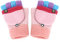 Kinder Halbfinger Handschuhe mit Flip Top Fausthandschuhe Strickhandschuhe Fünf Finger Fäustlinge Winterhandschuhe Gestrickte Fahrradhandschuhe, 3-10 Jahre alt (Rosa-E, One Size)