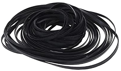Yushu - 50 Stück 2 mm breite Universal-Mix-Kassettenband-Maschinenriemen, sortierte Laufwerke, flacher Gummiriemen, für CD-/DVD-Recorder