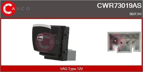 Casco CWR73019AS Schalter Glasheber Vag
