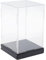 Baoblaze Acryl Schaukasten mit Schwarzer Basis für Miniaturfiguren Sammlerstücke Vitrine, 20 cm x 20 cm x 30 cm