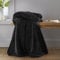 Catherine Lansfield Extra Large Raschel Velvet Touch 200x240cm Blanket Throw Black
