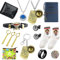 XHBTS 65 Set konform One Piece Ohrringe Ring Socken Brieftasche Armband Anime Armbänder Halskette Schlüsselanhänger Notebooks und Anime Aufkleber für Männer Jungen Kappe Cosplay