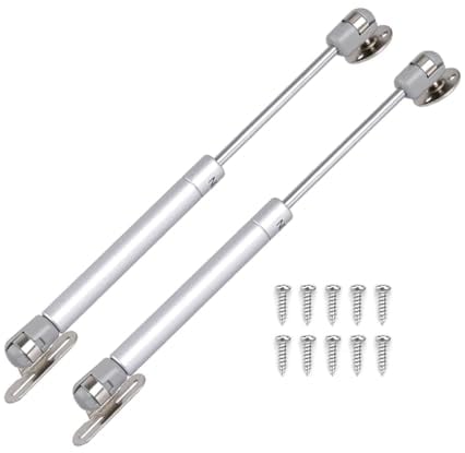 JZK 2 amortiguadores hidráulicos de gas para puerta de solapa pesada, soporte de tapa de cierre suave para tapa de caja de juguetes grande, puerta de armario, tapa de almacenamiento