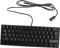 BESTonZON Mini Rgb Backlit Wired Keyboard Keys Comfortable Curved Design for Gaming Lightweight Easy to Carry