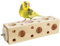 NICERINC PET Kauspielzeug aus natürlichem Holz, für Sittiche, Vogelkäfig-Zubehör für Hamster, Nymphensittiche, Sittiche, Wellensittiche