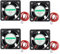 Jopto Lot de 4 ventilateurs de refroidissement pour imprimante 3D sans balais 4020 DC 12 V silencieux 40 x 40 x 20 mm avec terminal à 2 broches compatible avec extrudeuse d'imprimante 3D Makerbot