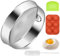 Flour Sifter 8-Inch Flour Sieve, 60 Mesh Sieve, Stainless Steel Flour Sifter for Baking Straining Powdering with Dough Scraper, Flour Sieve, Sieve Fine Mesh, Best Baking Lovers' Gift