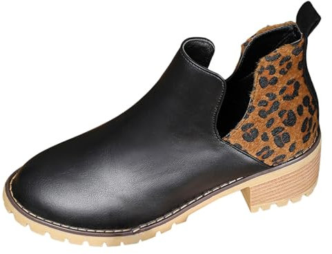 Stivali Gomma Donna Pioggia leopardati Stivali di Gomma Uomo New Front Infradito Donna Zeppa Sandali con Tacco Donna Stivali Gomma Donna Stivali Moto Donna Scarpe con Tacco Infradito Uomo 43