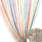 ElevaPulse Perlenvorhang, 200 X 100 cm Fadenvorhang, Perlenvorhang Türvorhang, Türvorhang Perlen, Fliegenvorhangvorhang Bunt, Fransenvorhang, Fliegenschutz Tür, Tür Vorhang, Türvorhang