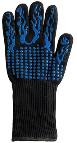 Guantes de silicona resistentes al calor, guantes de cocina para microondas, 500, 800 grados, ignífugos y antideslizantes