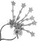CRILSTYLEO Sternhaar Party-Kopfbedeckung Sternenkleidung Brautstirnband Henne Make-up-Haarband fasching haarschmuck faschings haarschmuck Party-Haarreifen Kopfschmuck für die Party Silver