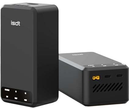 Cargador de escritorio multipuerto de 200 W P200C2 (MC200), equipado con 1 toma de alimentación CC y 2 salidas USB-C. Tamaño compacto, admite carga rápida multipuerto, refrigeración eficiente