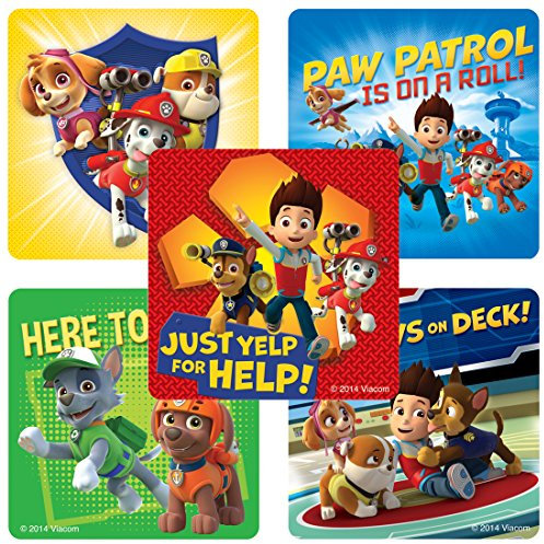 PAW Patrol Stickers - Birthday and Theme Party Supplies - 75 per Pack