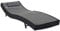 Mendler Sonnenliege Savannah, Relaxliege Gartenliege Liege, Poly-Rattan - anthrazit, Bezug grau