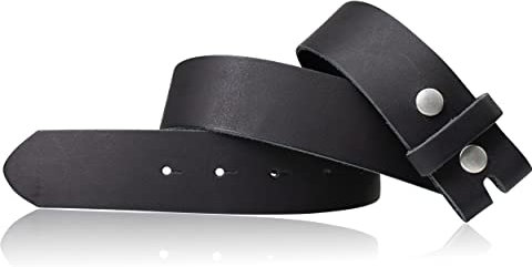 FRONHOFER Wechselgürtel 3,5 cm, Gürtel ohne Schnalle, Gürtel mit Druckknopf, echt Leder, große Größen erhältlich 18352