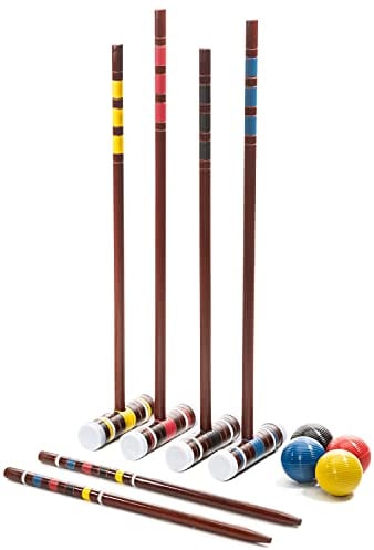 Franklin Sports Unisex-Erwachsene Starter-Krocket-Set für 4 Spieler, Einheitsgröße, Multisized