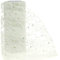 TsunNee Lace Chair Sash, Spitzen Tischläufer, Tutu-Material, Spitzenschleife für Hochzeitsstuhl Tischdekoration, 15cm x 9,1m, Pailletten, Creme