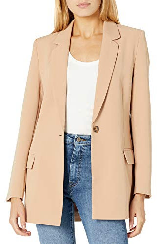 The Drop Blazer da Donna, Blake, Lungo, Pralina, XL