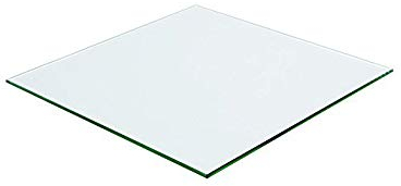 Meubletmoi - Bandeja cuadrada (70 x 70 cm, cristal templado, transparente, tapa de mesa resistente, para mesa y mesa de café