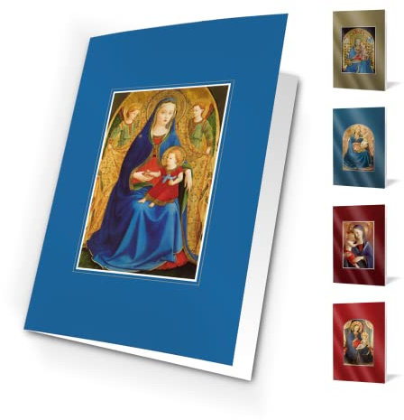 UNICEF Weihnachtskarten, 10 Stück, Madonnas