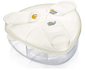 MAM Milk Powder Box Uni, Beige/Robbe, 1 Stück (1Er Pack)